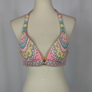 Victoria's Secret Geometric Striped Bikini Top